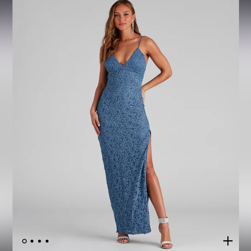 Blue Windsor Dress